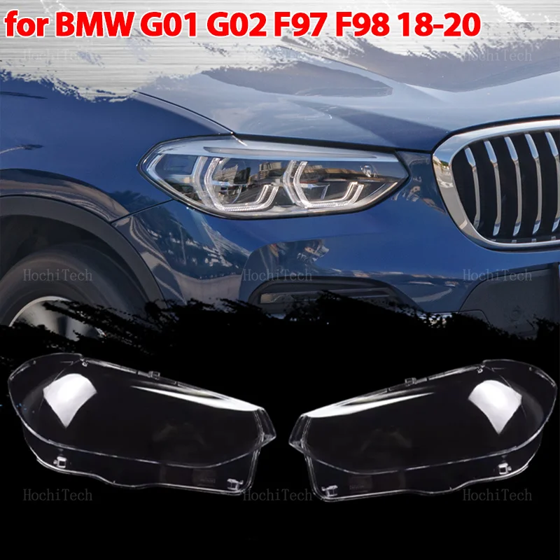 

Transparent Housing Front Headlights Lens Shell Cover Glass Lampshade For BMW X3 X4 X3M X4M G01 G02 F97 F98 pre-facelift 2018-20