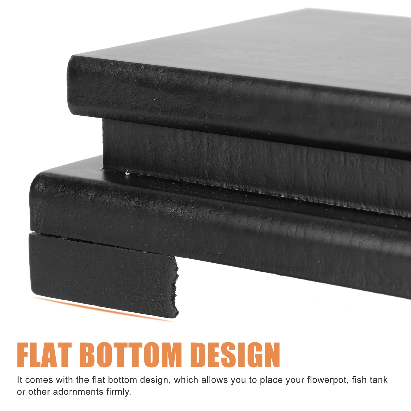 1 قطعة قاعدة بوذا مستطيلة قسط الزهور الخشبية حامل منصة الإبداعية الحرفية الزينة عرض المشهد الداخلي