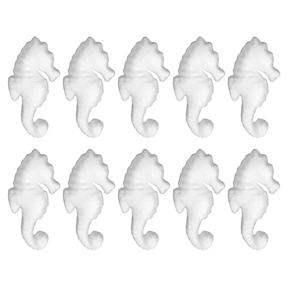 

10 шт. заготовок в форме морского конька, 11 см, неокрашенные, для творчества, DIY, для детей дошкольного возраста, для детского сада, для рисования, для образовательных проектов