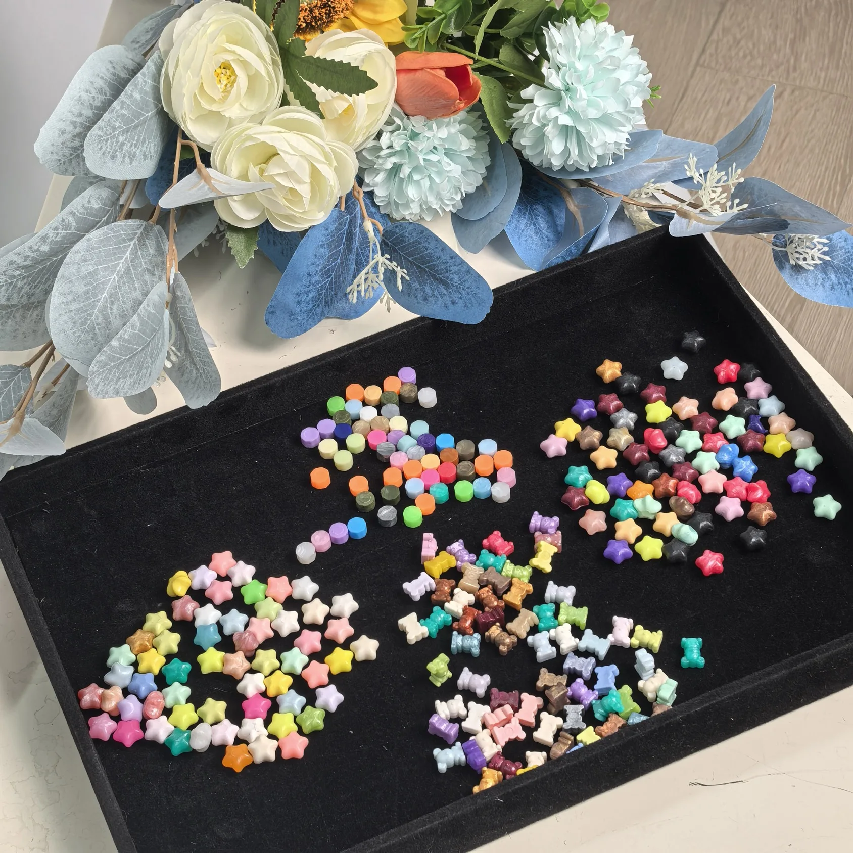 50 Uds cera sellada DIY sello sellado cera partículas colores cera sello cuentas cera grano brillo para DIY Scrapbooking sobre tarjetas de regalo