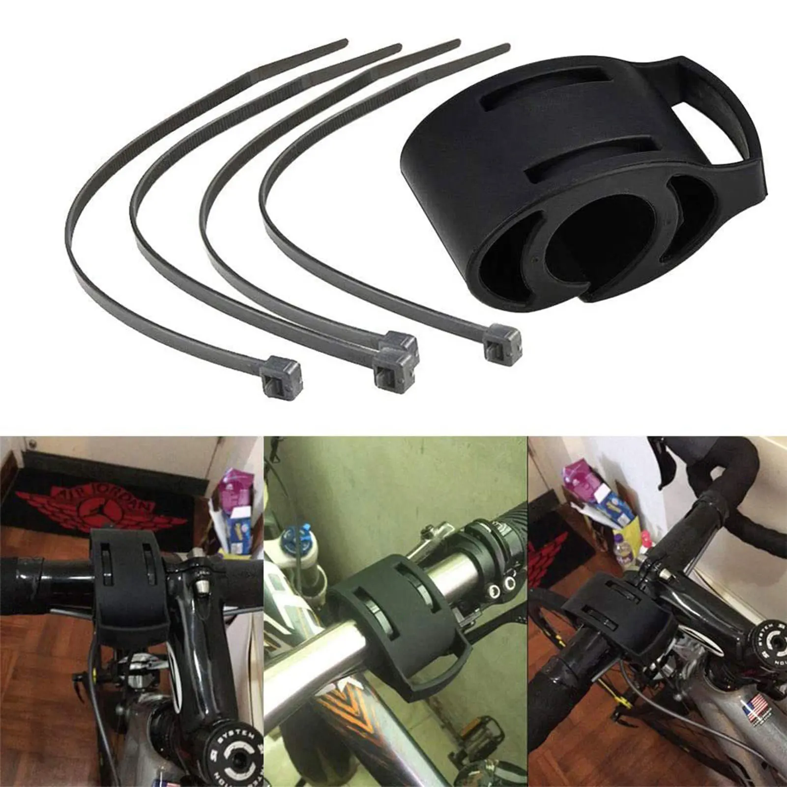 Bike Wrist Watch Extended Mount Easy Assemble Handlebar Mount for Bike Front Stem Handlebar