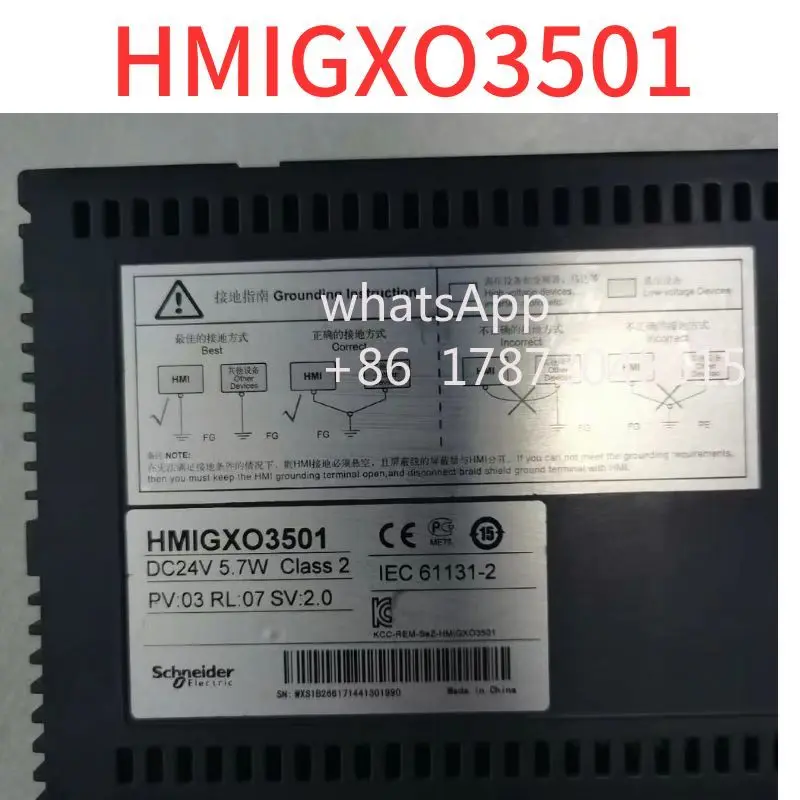 

Second-hand Touch screen HMIGXO3501