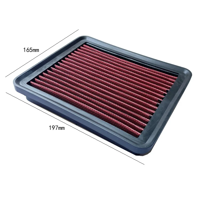 High Flow Air Filter Fits for Honda Accord 1.5L Turbo 2018 2019 2020 2021 Washable Reusable Performance Cold Air Intake