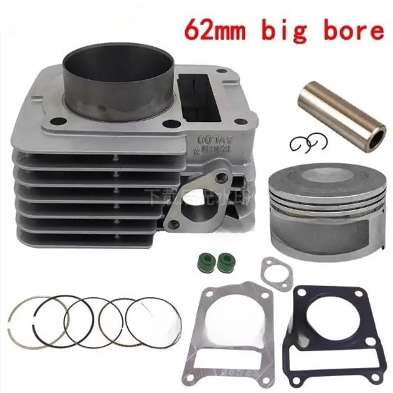 

Engine Spare Parts 62mm Motorcycle Cylinder Kit Piston Pin for Yamaha YBR125 XTZ125 TTR125 Modified YBR175 TTR175 175cc