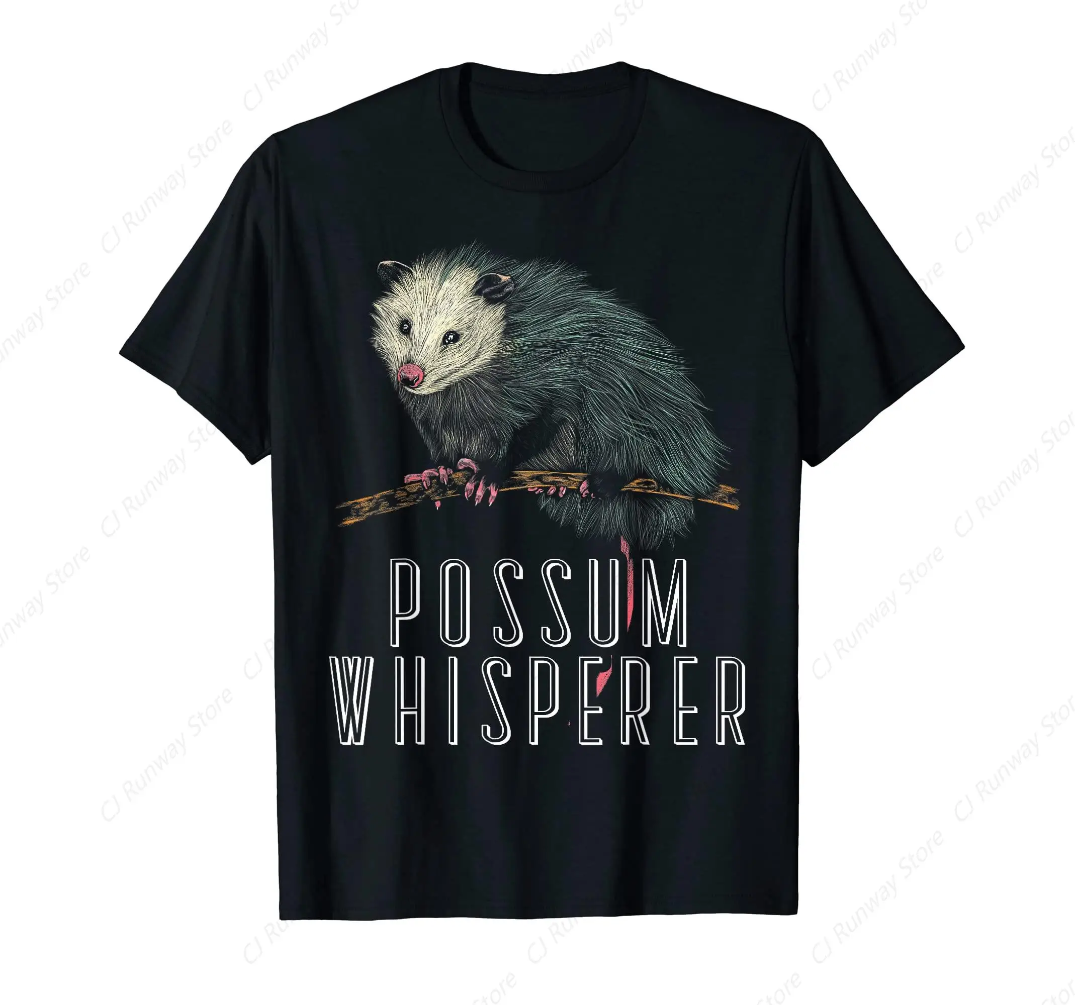 Possum Whisperer Street Cat Opossum Lover T-Shirt