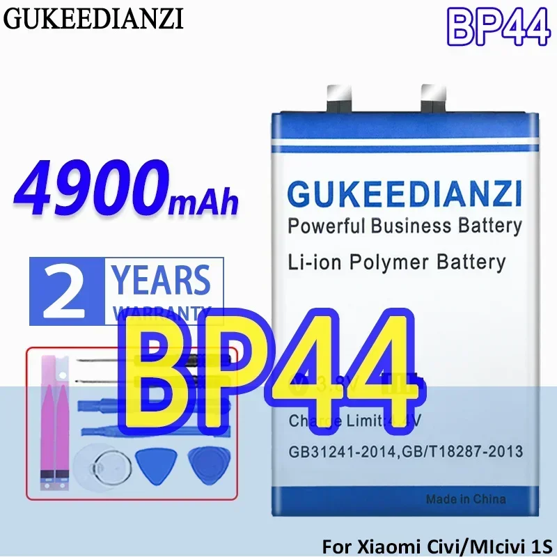 

Bateria BP44 4900mAh High Capacity Rechargeable Mobile Phone Batteries For Xiaomi Civi 2/MIcivi 1S Civi2 Portable Battery