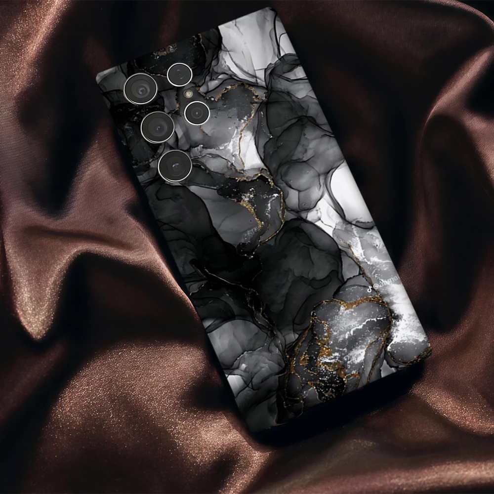 القوطية الحبر الذهب الفن قضية الهاتف لسامسونج غالاكسي S25 S24 S23 الترا زائد A35 A136 لامع HD الغلاف الصلب فيلم شل #5