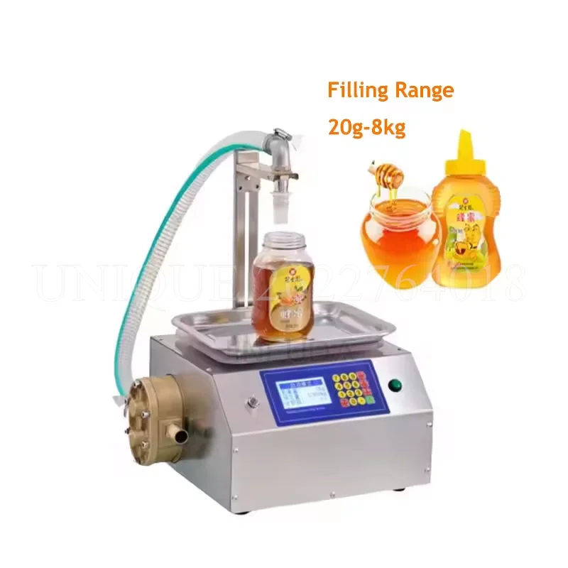 Fully Automatic Honey Filling Machine Olive Oil Filler For Lotion Laundry Conditioner Shower Gel Diaphragm Pump Weighing