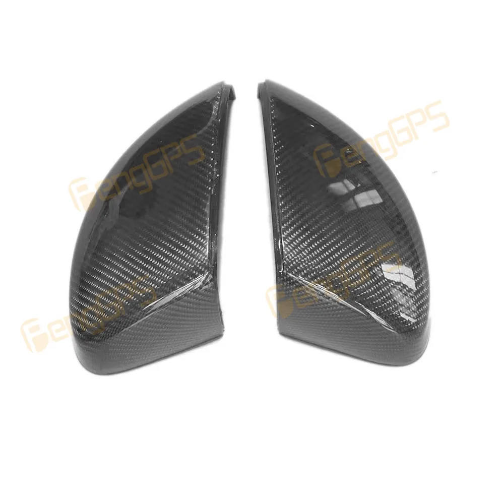 Replacement Rearview Side Mirror Covers Cap For Audi A3 RS3 S3 Accessories True Carbon Fiber Gloss Paste Replace