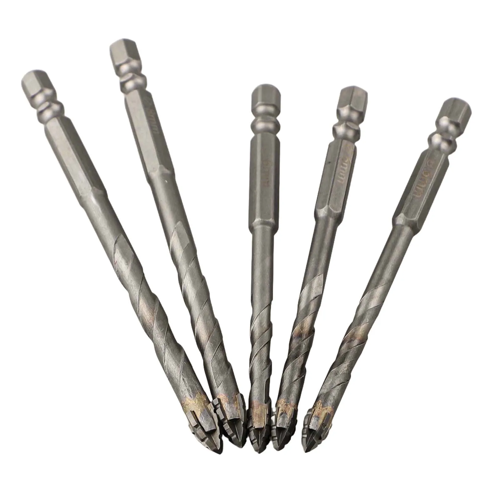 Efficiently Punch Holes with the 5pcs Eccentric Drill Bit Set Specially Designed for Use on Glass and Ceramic Tiles