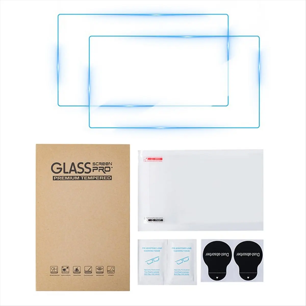 B21B 2Pcs 9H Tempered Glass Film for DJI Mavic 4 Pro RC Pro 2 Remote Control HD Anti-Scrach Protector Film for DJI RC Pro 2