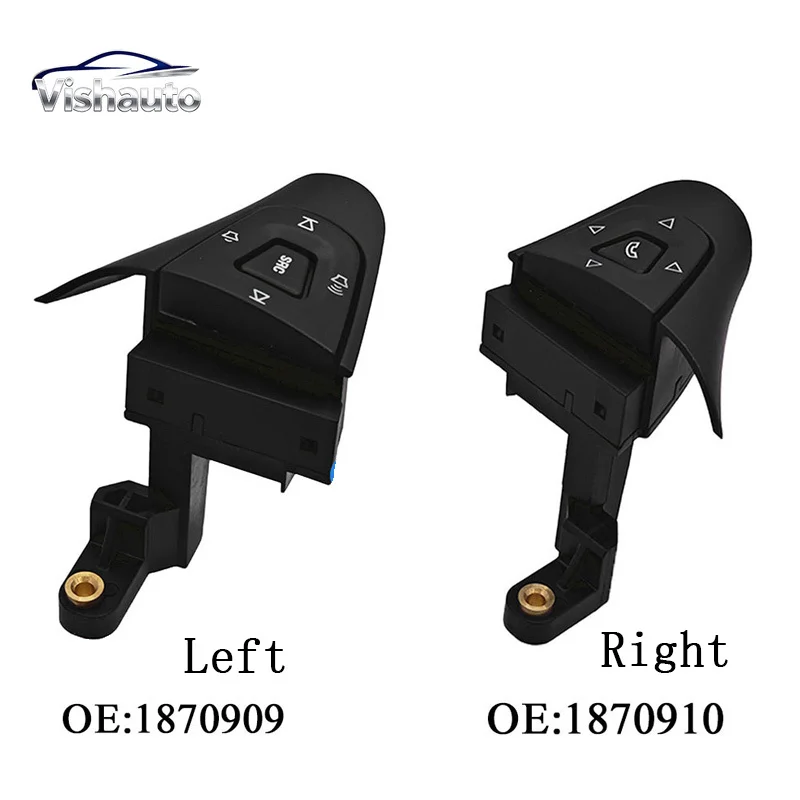 Volume Control Switch Steering Wheel Button Knob Autocruise Menus 1870909 1870910 For SCANIA P G R T Series Truck