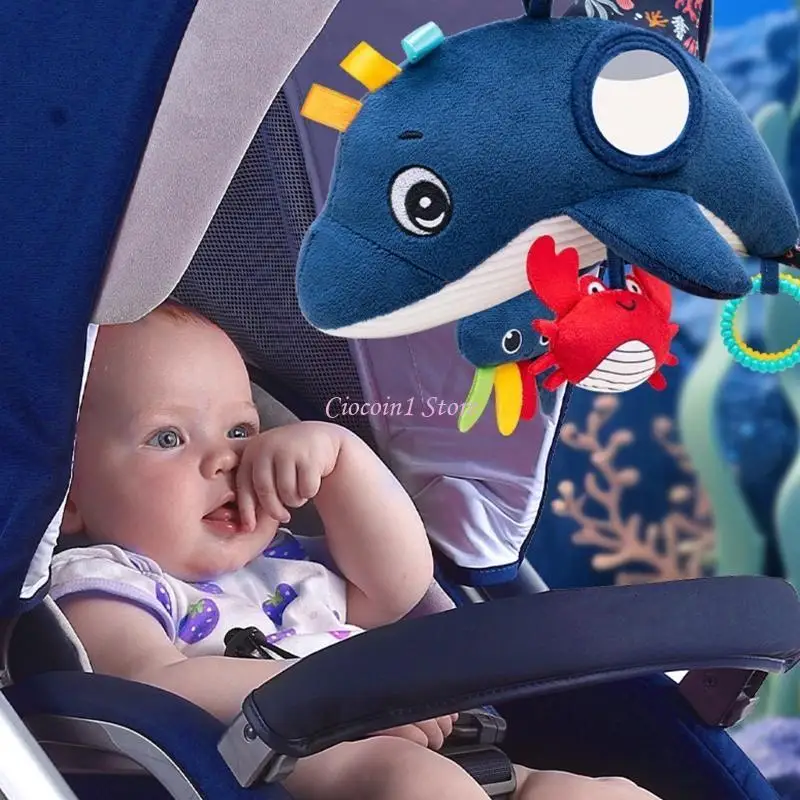 Y1UB Beruhigendes Spielzeug für Kleinkinder, Bettrassel, Hängezubehör, geeignet für Neugeborene