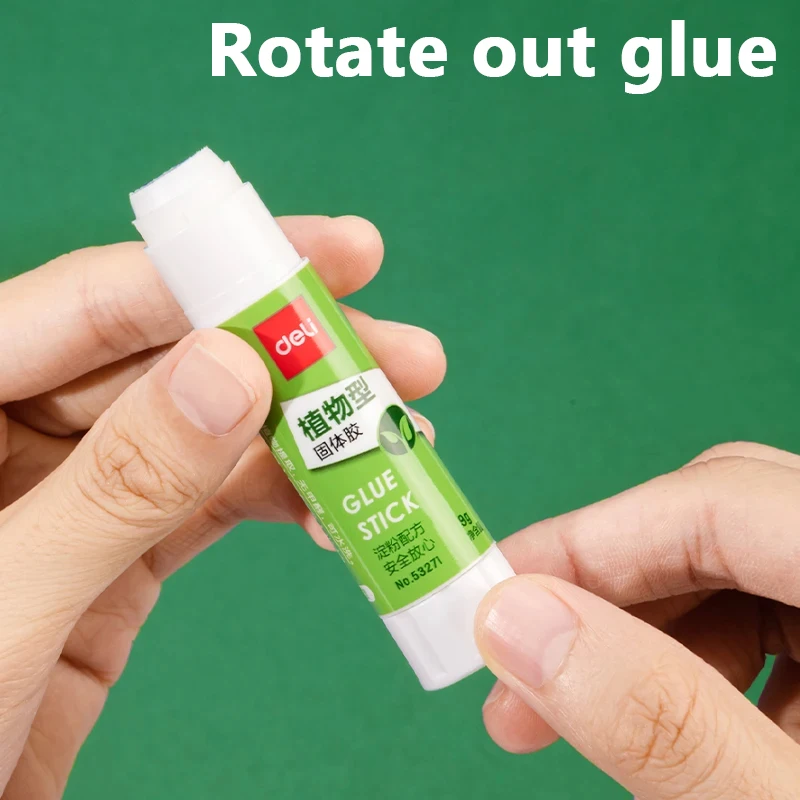 9/21g Deli Handcrafted Strong Glue Stick Non-Toxic Extra Strong Bonding Rapid Drying Perfect Students Office Use High-quality