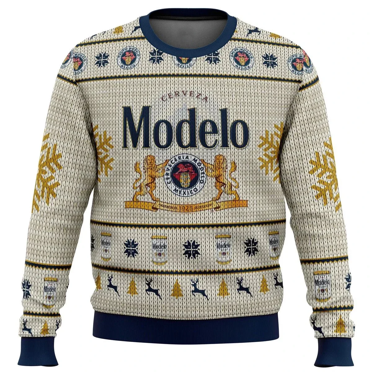 Modelo Especial Beer Ugly Christmas Sweater Gift Santa Claus Pullover Men 3D Sweatshirt And Top Autumn And Winter Clothi