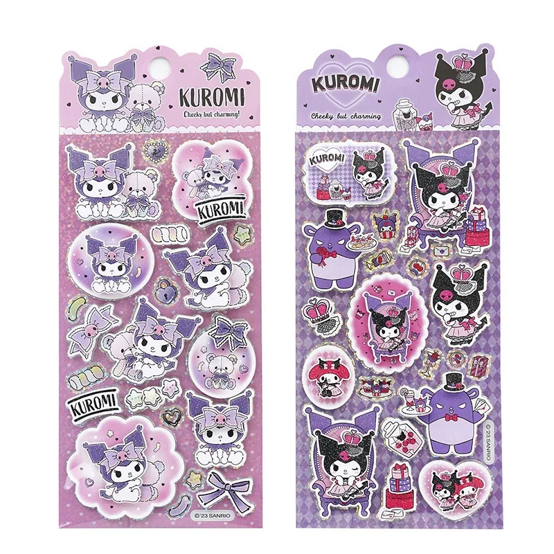 

Y2K Style Hello Kitty 3D Relief Stickers Cute Cartoon Decals for Girls DIY Phone Case Laptop Luggage Scrapbook Stationery Gifts