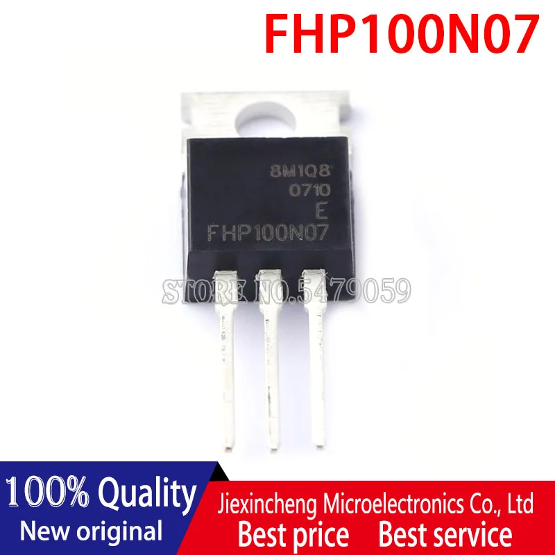 10PCS-50PCS FHP100N07 100N07 TO-220 70V 100A MOSFET New original