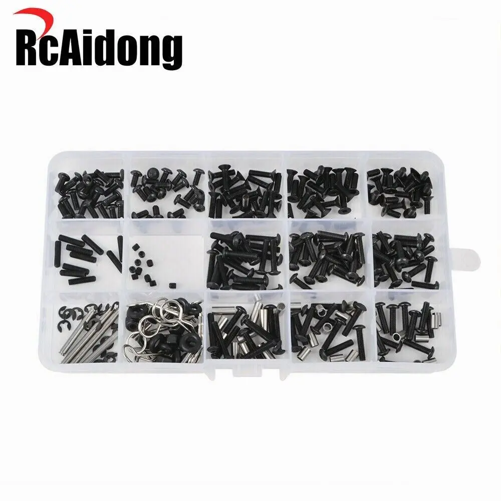 Hex Button Head Machine Screw Assortment Kit M3 for Tamiya TT-02 TT-02D TT-02FT TT-02RR TT02SR Upgrades Parts