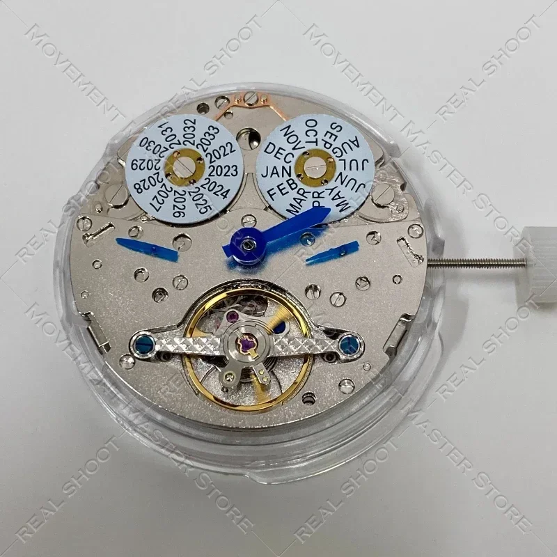 Shanghai, China Multifunktionaler ewiger Kalender, automatisches mechanisches Uhrwerk, 5 Zeiger, Datum bei 6, nacktes Pendel LB20