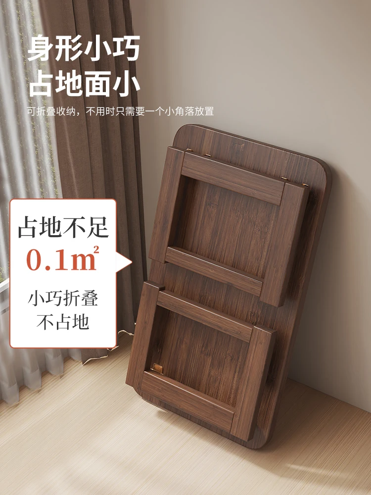 

Floating window small foldable kang solid wood household tatami rice tea coffee bed, learning low