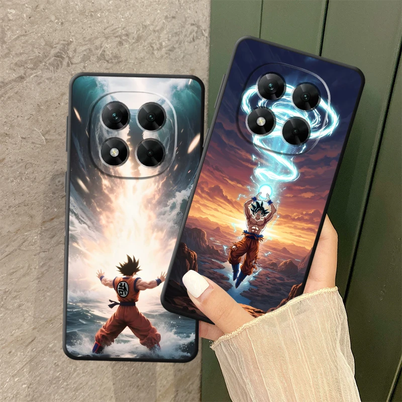 Dragon Ball Goku guapo negro suave funda de teléfono para Xiaomi Redmi Note 7 8 9S 12s 10S 11s 13 14 Pro Plus 9 10 11 12 Pro