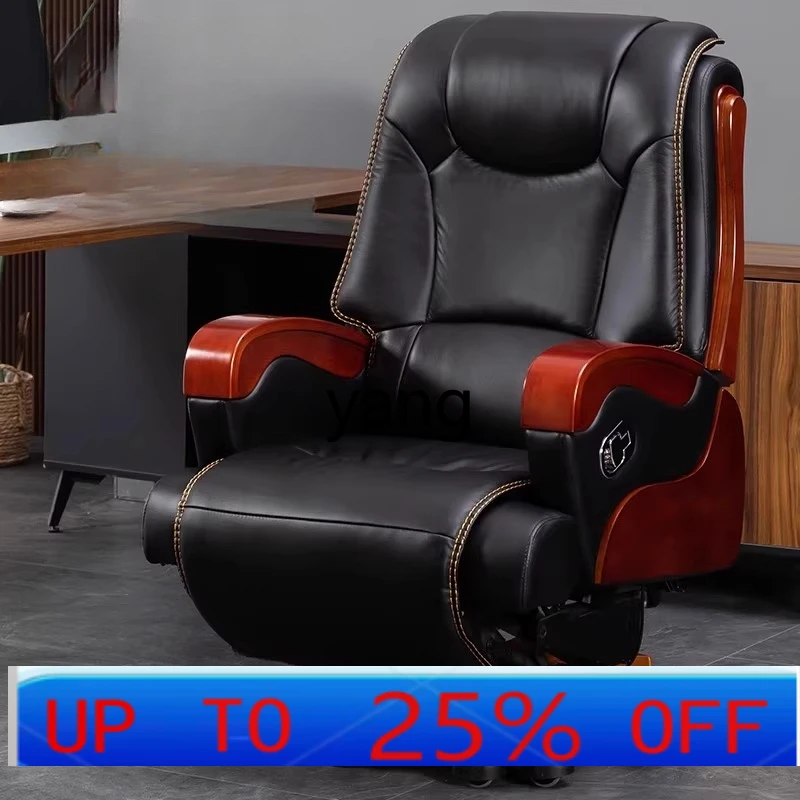 

Электрическое кожаное офисное кресло руководителя класса бизнес-класса с функцией откидывания спинки