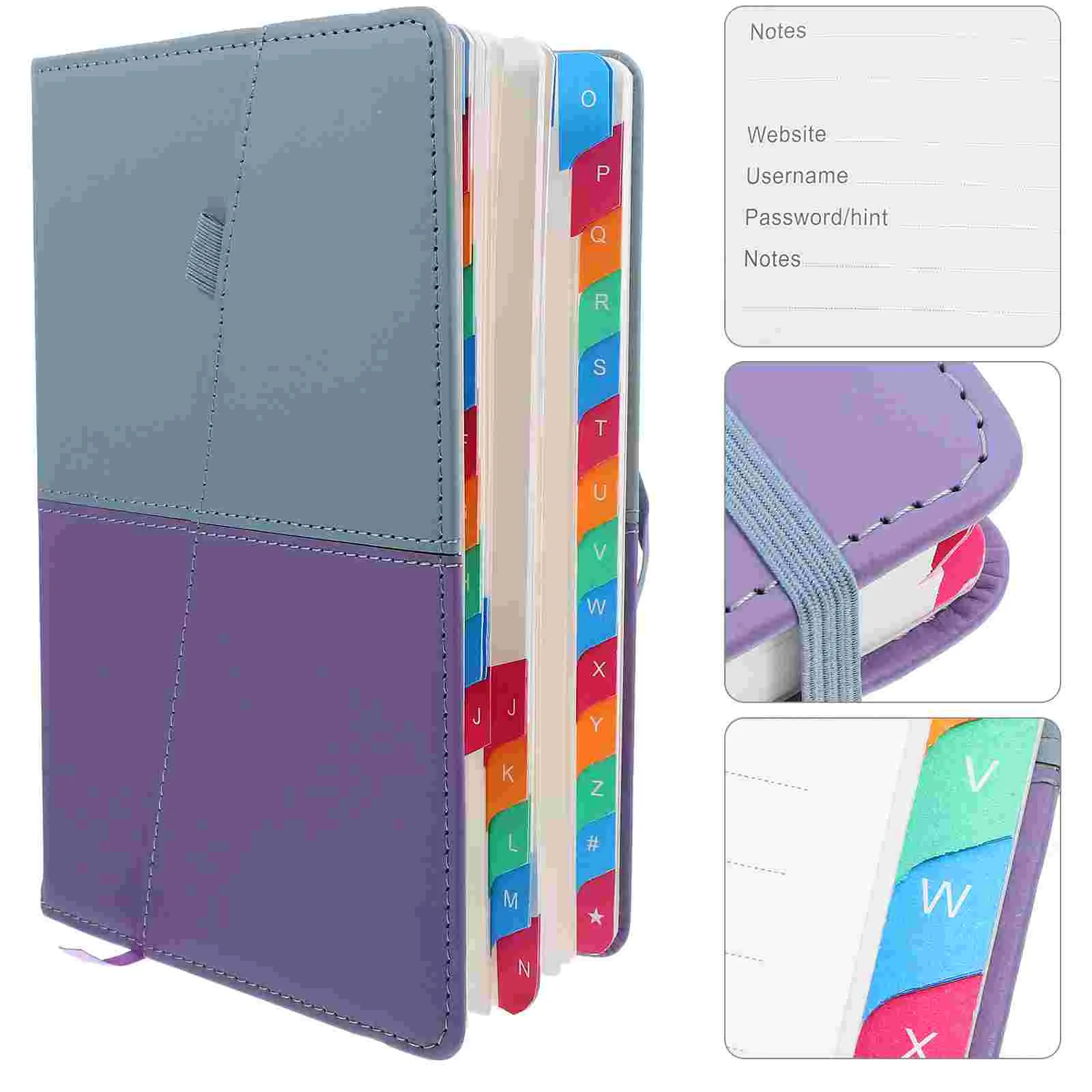 Portable Address Book Alphabetical Code Office Dowling Paper Organizer for Phone Numbers