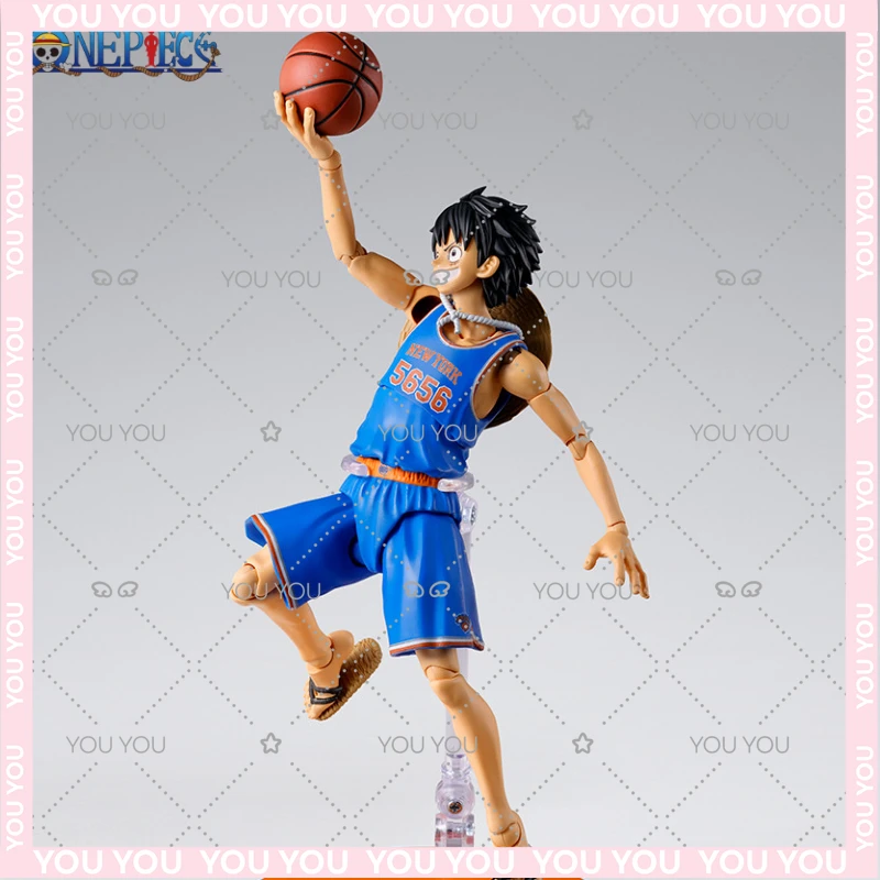 Pre-Order Bandai S.H.Figuarts One Piece X NBA Monkey D. Luffy Los Angeles Lakers Ver. Action Figure - view 2