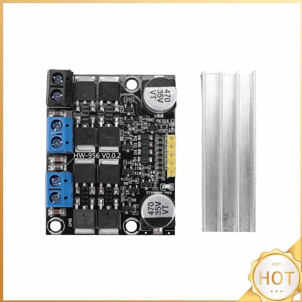 

10A Dual Channel DC H Bridge Motor Speed Controller Forward Reverse PWM Speeds Regulation Dimming Motor Regulator Board