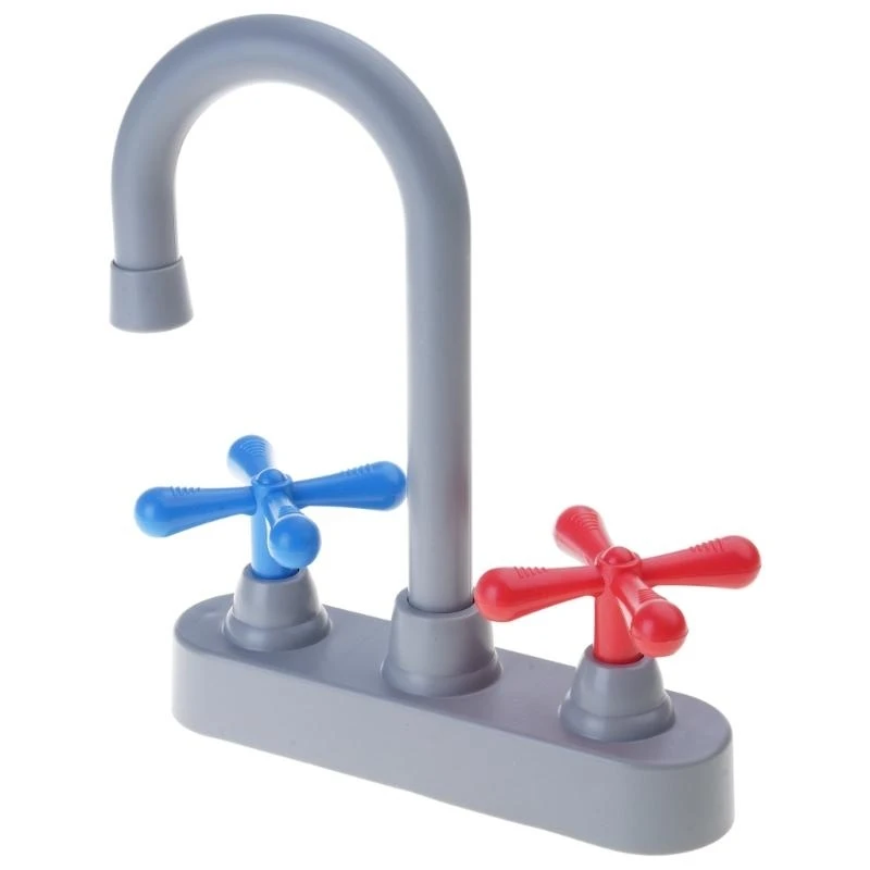 Kids Pretend Play Faucet Kitchen Sink Accessory Educational Role Play Activity Toy For Creative Life Skill Learning A2UB