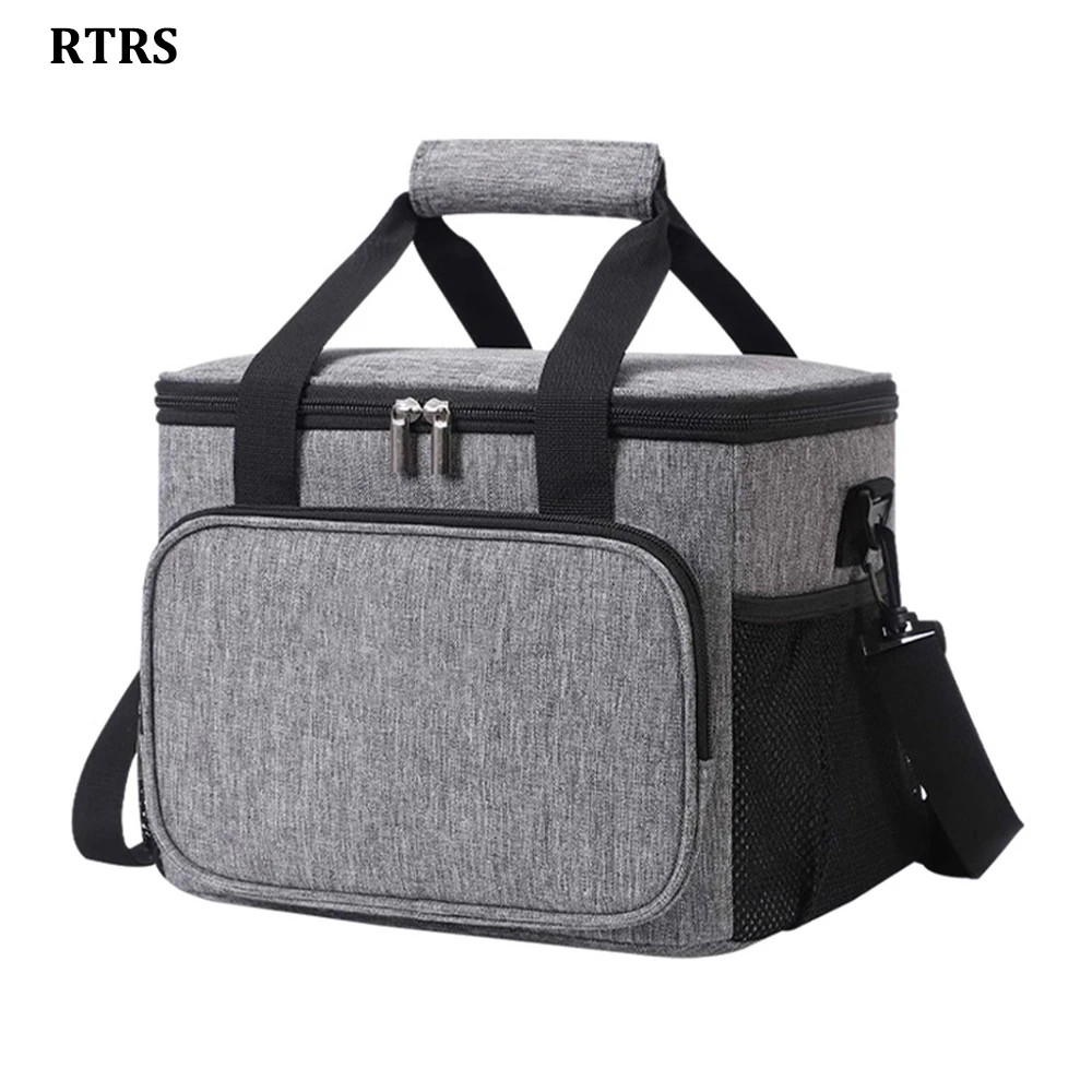 

24L Soft Cooler Bag with Hard Liner Large Insulated Picnic Lunch Bag Box Cooling Bag for Camping BBQ Family Outdoor Activities