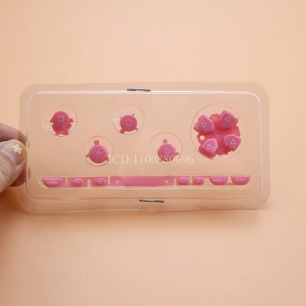 Para Sony PSP1000 consola de juegos reemplazo botones izquierdo derecho conjunto inicio en casa D PAD botones de volumen para PSP 1000