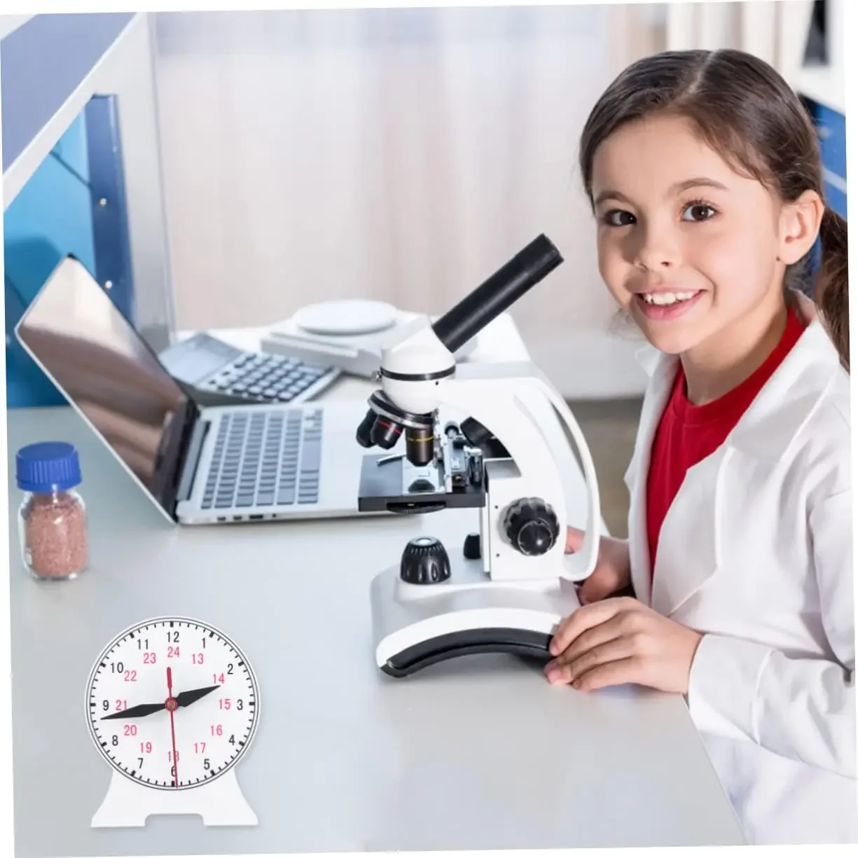 Clock Model School Clock Time Teaching Clocks Time Learning Teaching Props Desktop Toys Time Demonstration Clocks Tool Models