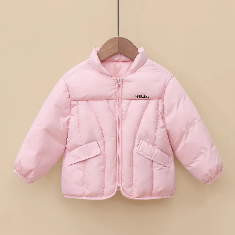 

2025 Autumn/Winter New Children's Baby Padded Jacket Boys' and Women's Short Thickened Cotton Jacket Printed Versatile Jacket