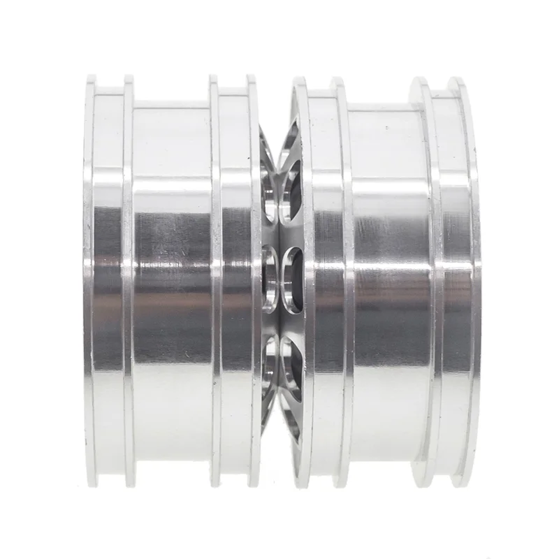 

ABJL-2PCS Metal Front Rear Wheel Rim Hubs Parts Accessories For Tamiya Truck 1/14 RC Tractor Trailer Cargo Car Wheels Tires Rear