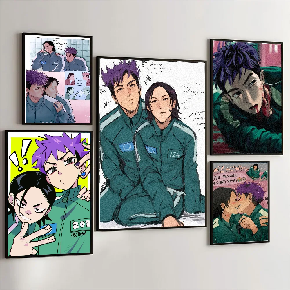 T-Thanos X Nams G-Gyu Thanosxnamgyus ملصق HD الملصقات غرفة المنزل مقهى فن الديكور طلاء جدران صورة