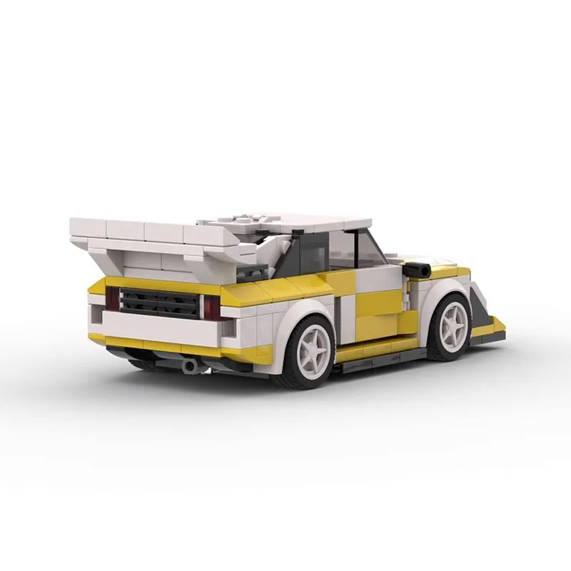 MOC Vehicle Technique Car For S1 E2 Speed Champions Rally Hatchback Set Building Blocks Toys For Kids Gift Transport truck male