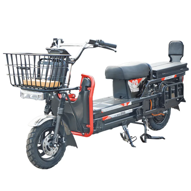 Electric Car 72V Pulling Goods Takeaway Battery Car Two-wheeled Cargo Climbing