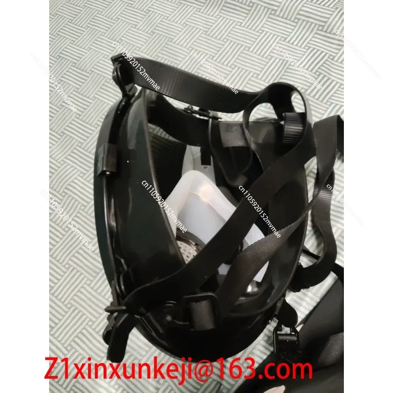Latex Shirt Spherical Mirror Gas Mask New Large Field of View Full Mask Silver-plated Lens