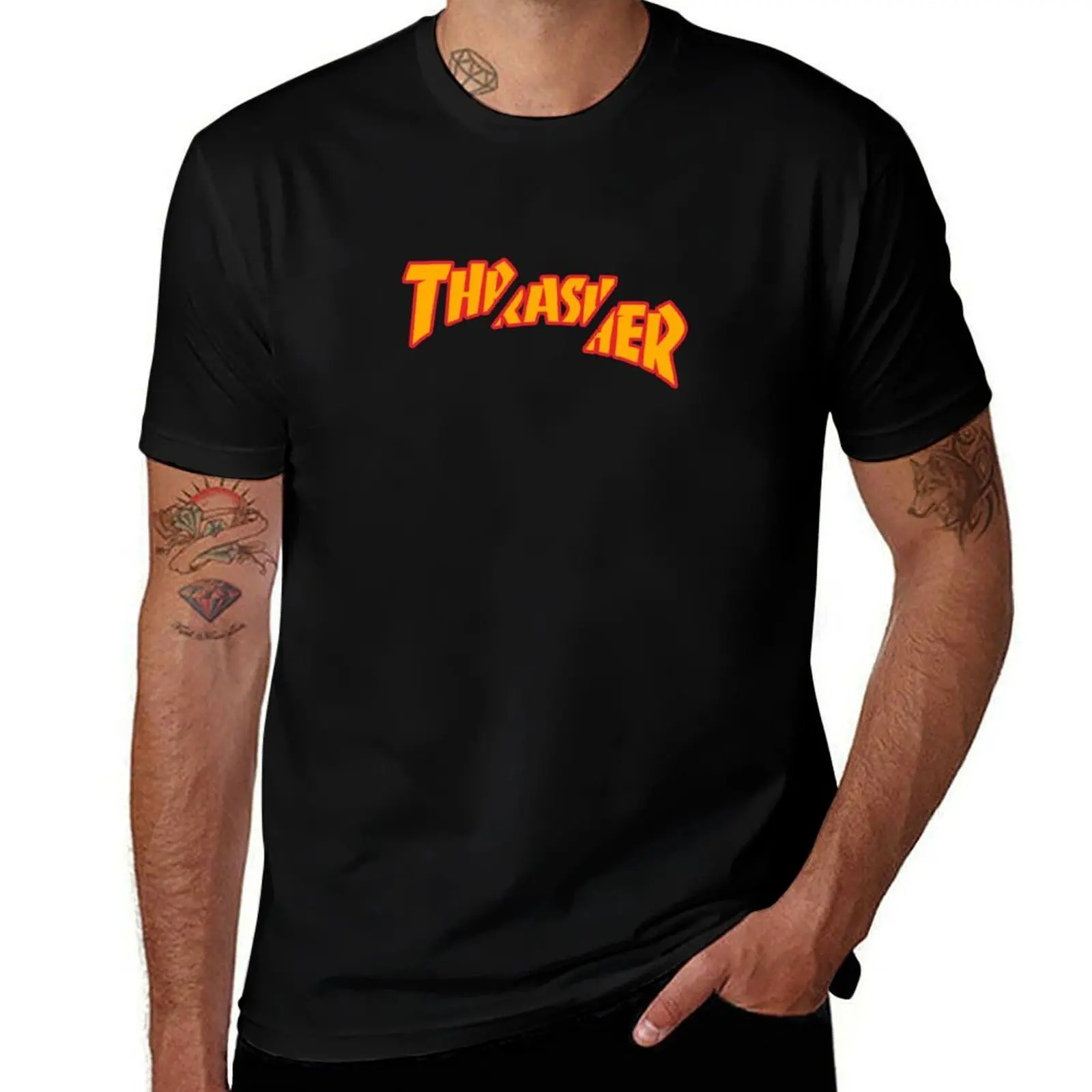 

The Fire T-Shirt Retro Graphic Print T-Shirt