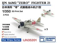 BUNKER IJN35201 1/350 scale YAMATO  IJN A6M2 \