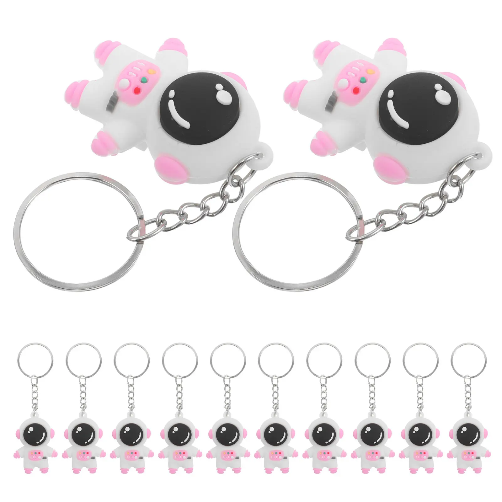 24Pcs Astronaut Keychain Cute Spaceman Pendant Space Themed Keyring for Backpacks Handbags Purse Charm Goodie Bag Fillers Easter