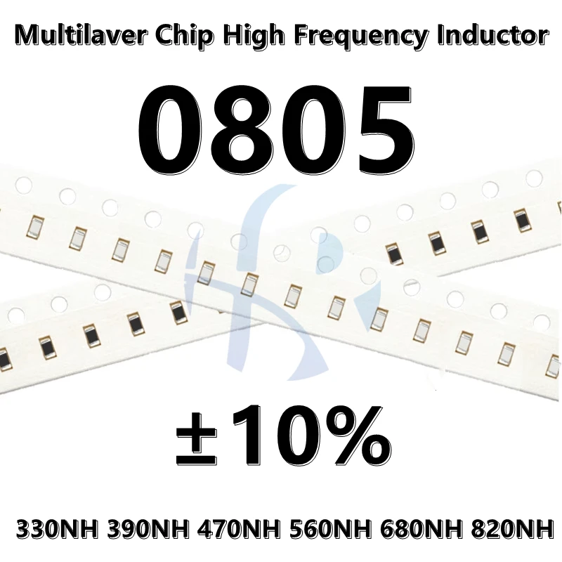 (50pcs) 0805 330NH 390NH 470NH 560NH 680NH 820NH 220 470 680 1 2.2 3.3 4.7 10 22 UH 47UH ±10% SMD Multilaver Chip Inductor