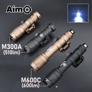 WADSN Airsoft Surefir M600C M600 M300 Chiến thuật LIGHT AIR15 RIFL LANTER LED SUNTING SFLIGHT SF M300A Đèn súng 6 Ánh sáng súng trường chính - 1