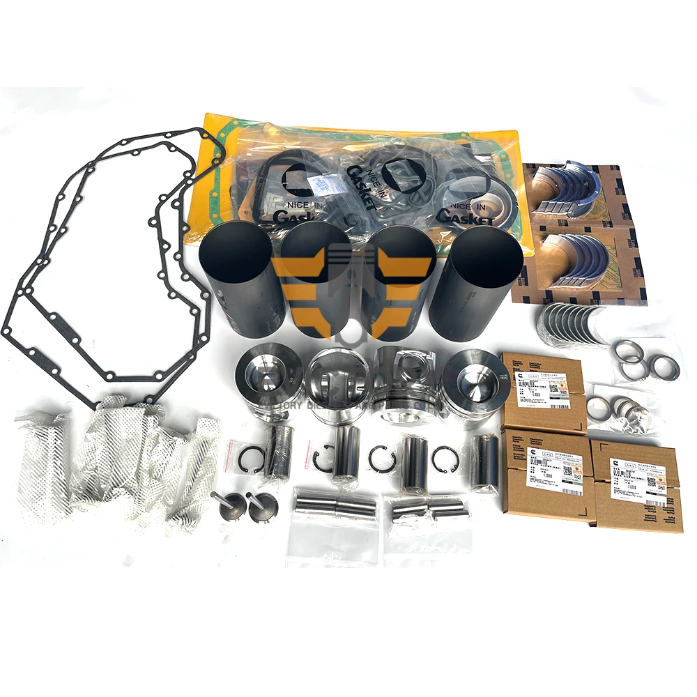 

For Cummins 4B3.9 4T-390 rebuild overhaul kit piston liner gasket valve guide