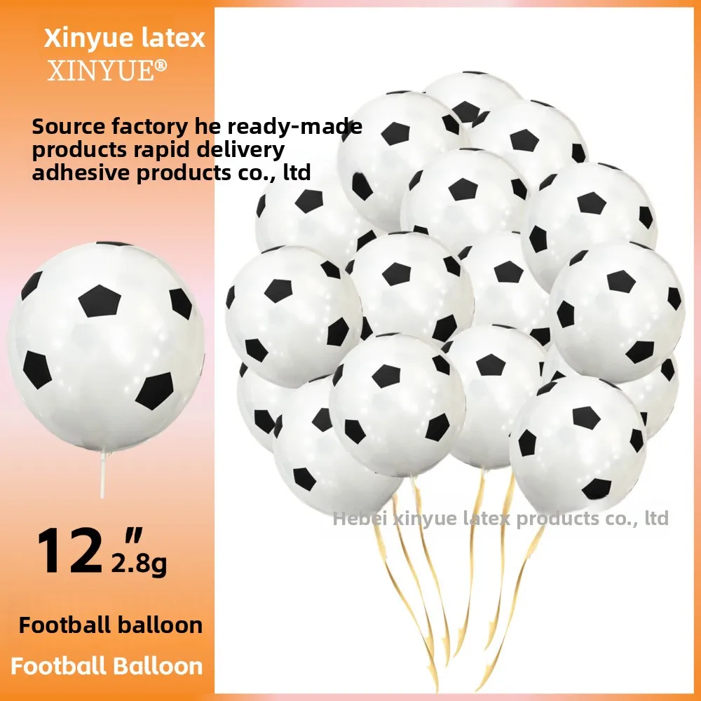 

12 Inch Football Pattern Latex Balloons Party Festival Decor