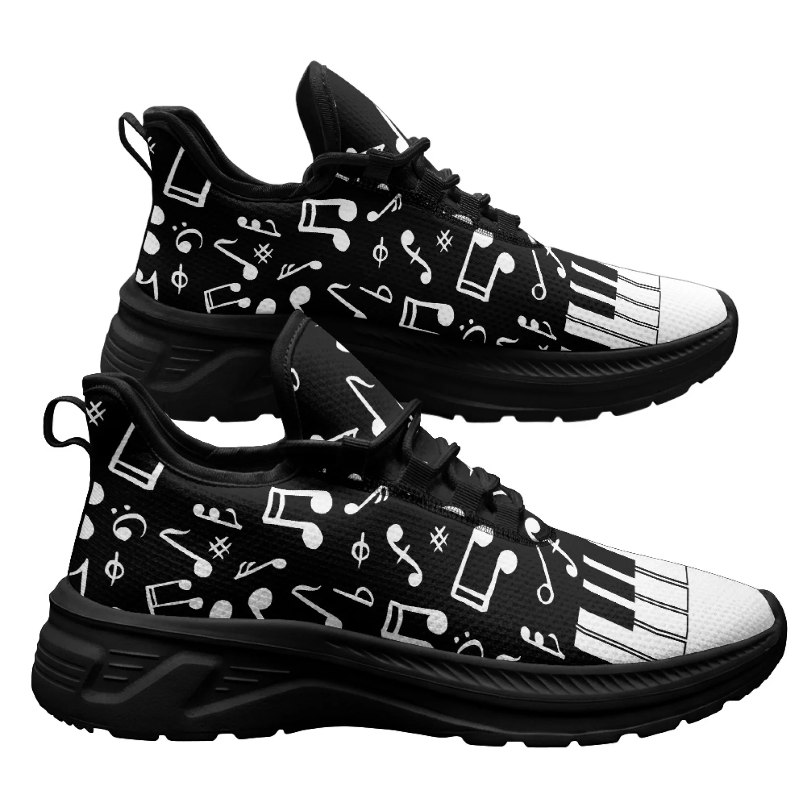 PENSTROLL Musical Note Casual Athletic Footwear Running Shoes for Men for Mens, Breathable Relaxed Fit Walking Shoes