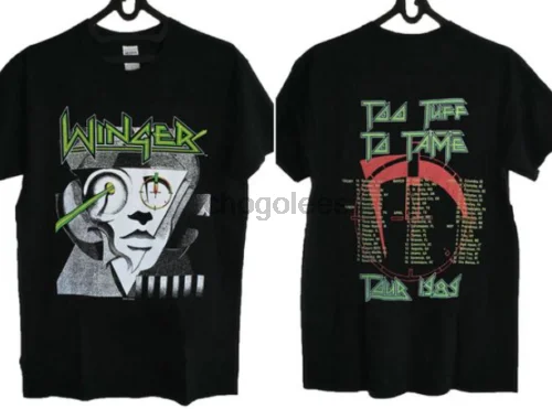 Metal Band Tee Winger 1989 Tour Merch T Shirt