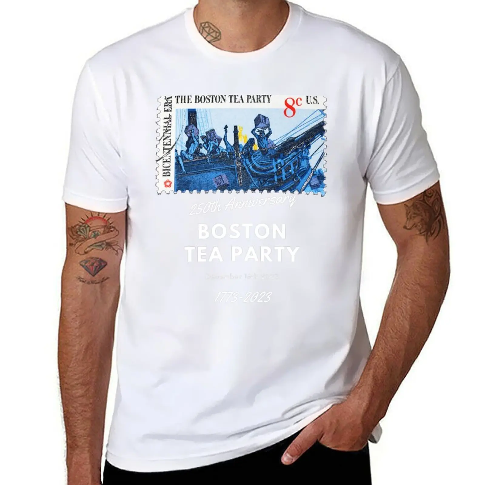 

Boston Tea Party 250Th Anniversary 1773-2023 16Th December 2023 Festival Event T-Shirt man t shirt summer T-Shirt
