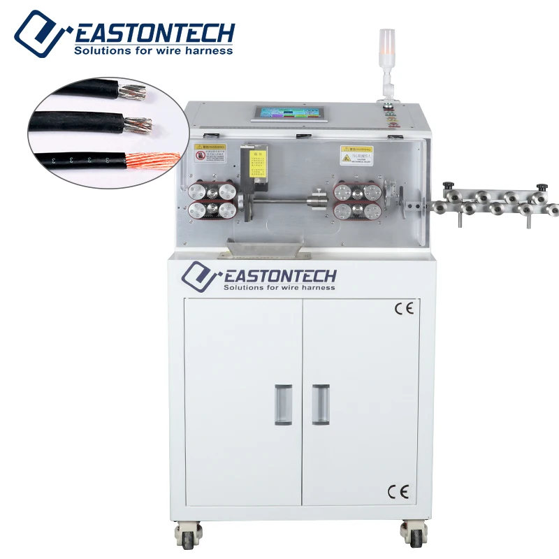 Electrical Cable 95mm2 Stripping Machine EW-05D-1 Big Square 22 Outer Diameter Wire Stripping Cutting Machine